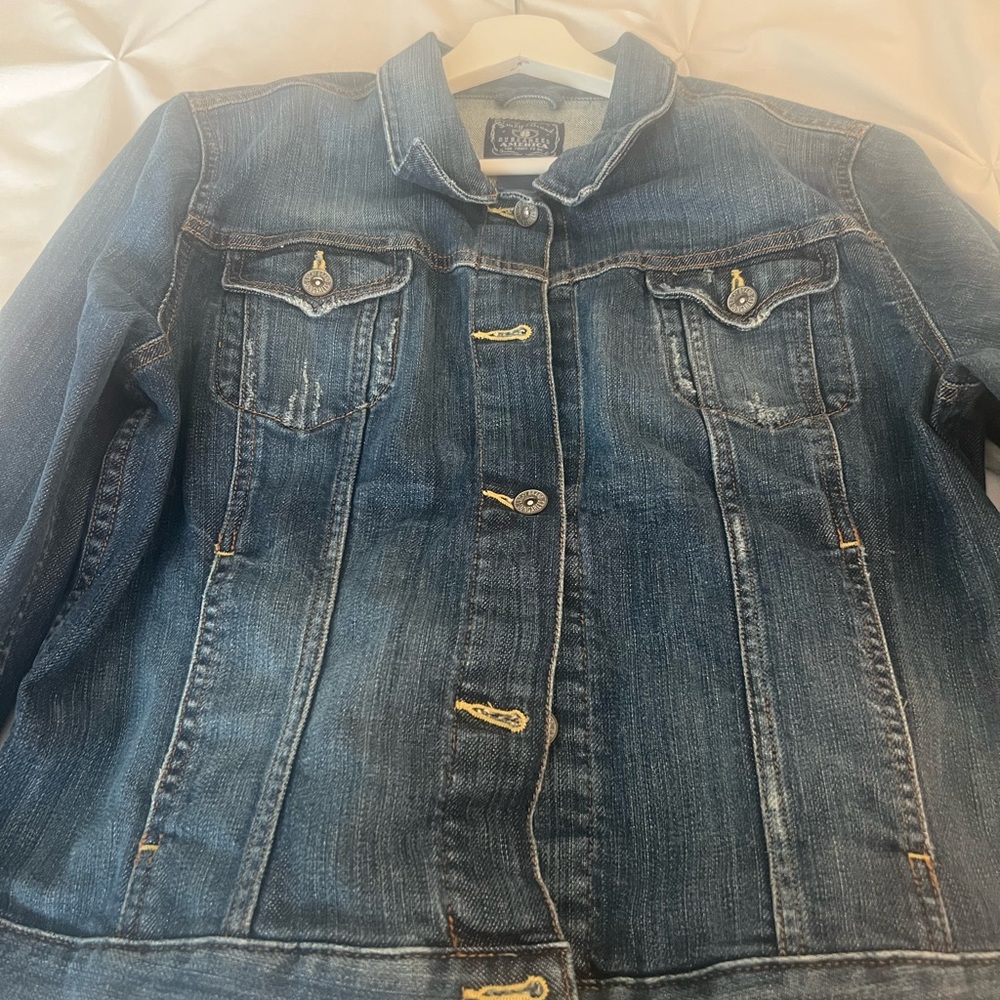 Lucky Brand Dark Blue Jean Jacket - Picture 2 of 5